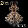 D1730 H2500 Crystal Chandelier with K9 crystal  amber color